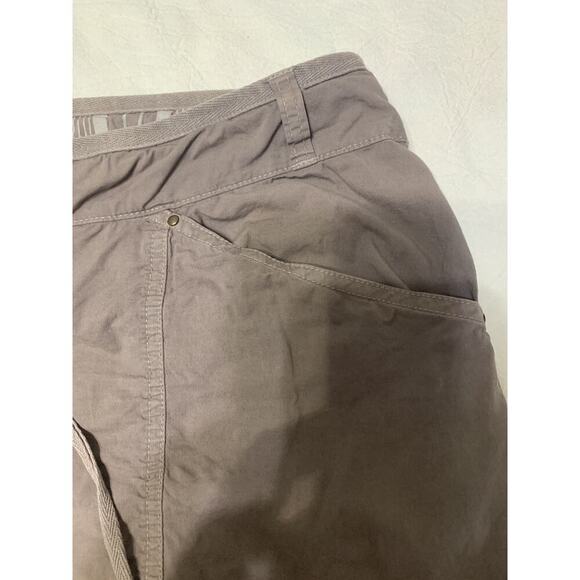 Fresh Produce Womens Brown Capri Cargo Hiking Outdoors Pants Sz Large Gorpcore - Picture 12 of 12